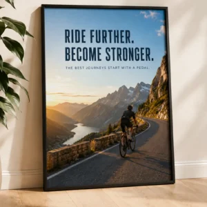 ride further become stronger poster framed 1